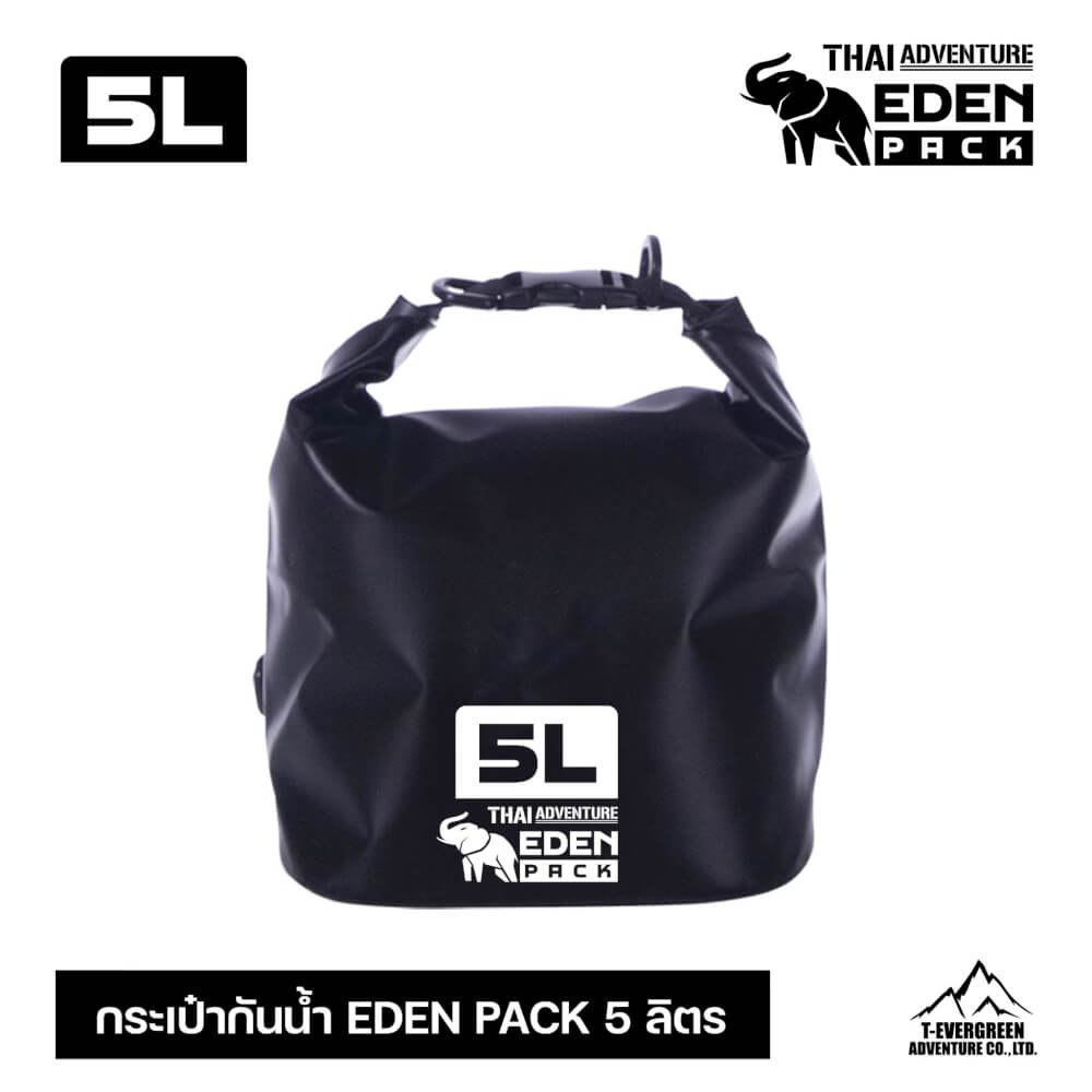 กระเป๋ากันน้ำ THAI ADVENTURE รุ่น EDEN PACK 5 ลิตร สีดำ